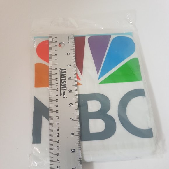 Brand New NBC UNIVERSAL. Inc. Vinyl Poncho Adult Size RARE Weatherproof Vinyl - Picture 3 of 5